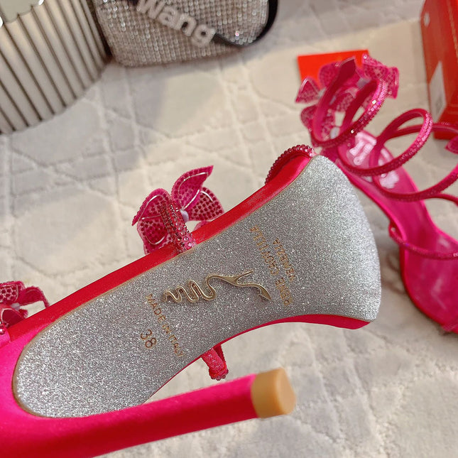 FLORIANE BRIGHT PINK SANDAL 95 MM