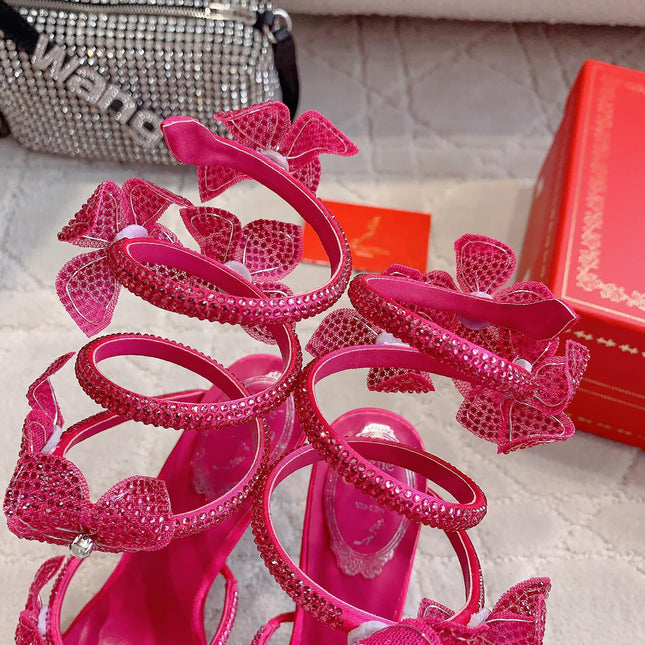 FLORIANE BRIGHT PINK SANDAL 95 MM