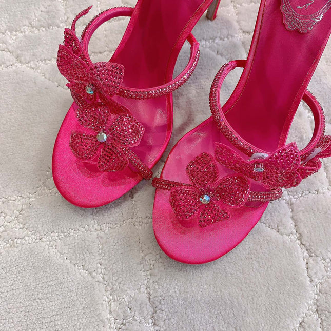 FLORIANE BRIGHT PINK SANDAL 95 MM