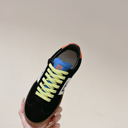 BALMAIN 26S SNEAKERS IN BLACK SUEDE