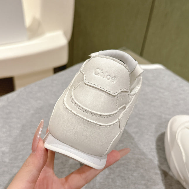 CHLOÉ 26S SNEAKERS IN WHITE CALFSKIN