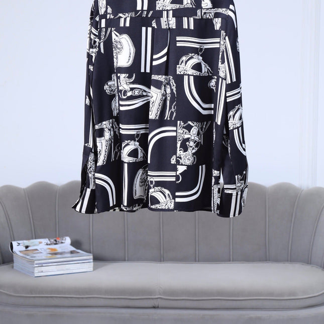 HERMES 25S SILK SHIRT 360
