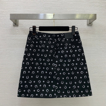 HERMES 26S DENIM SKIRT 601