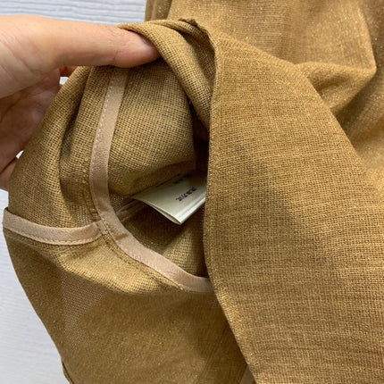 LORO PIANA 26S LONG-SLEEVE SHIRT & MIDI SKIRT SET 880