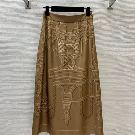 HERMES 26S SHIRT AND SKIRT SET 820