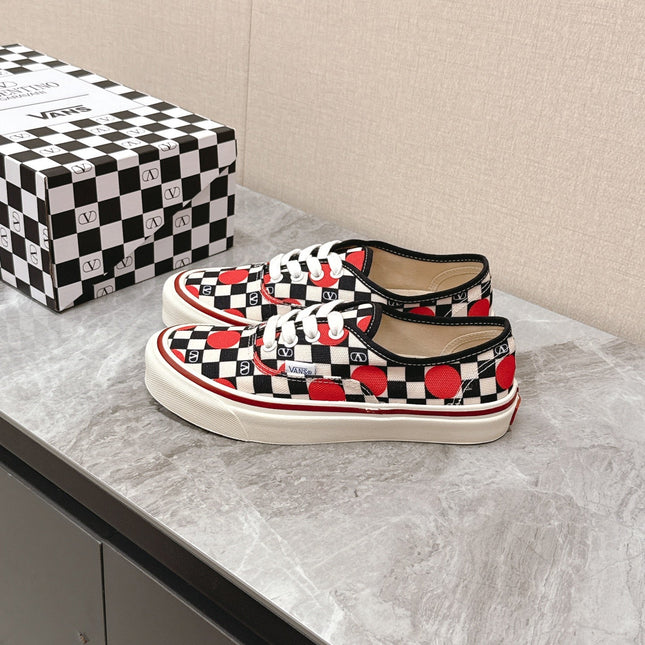 VALENTINO 25S GARAVANI X VANS SNEAKERS IN MULTICOLOR CANVAS