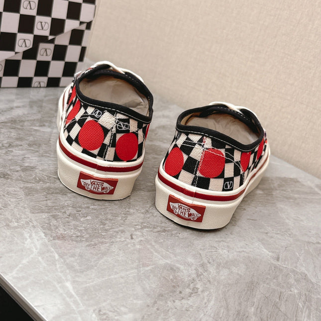 VALENTINO 25S GARAVANI X VANS SNEAKERS IN MULTICOLOR CANVAS