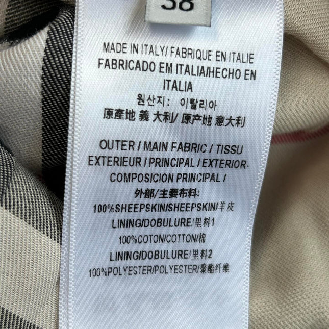 BURBERRY 25S LEATHER JACKET 244
