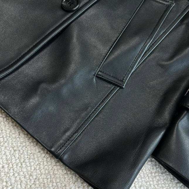 BURBERRY 25S LEATHER JACKET 244