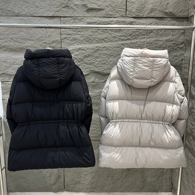 PRADA 25S MEDIUM-LENGTH GOOSE DOWN COAT 227