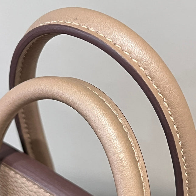 HM 25S BIRKIN 25 CM IN CHESTNUT BROWN TOGO WITH KEY SILVER