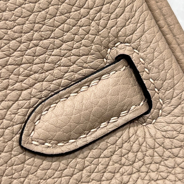 HM 25S BIRKIN 25 CM IN TAUPE TOGO WITH KEY GOLD