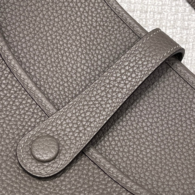 HM 26S EVELYNE BAG 29CM IN DARK BROWN CALFSKIN