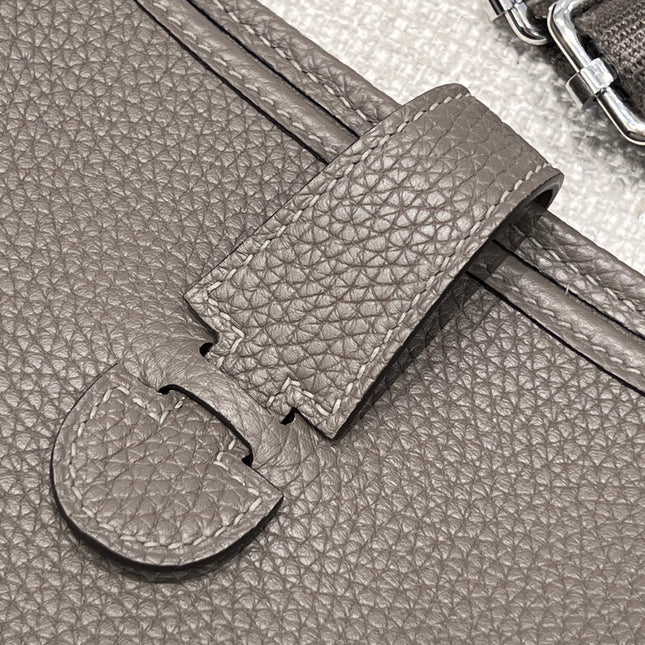 HM 26S EVELYNE BAG 29CM IN DARK BROWN CALFSKIN