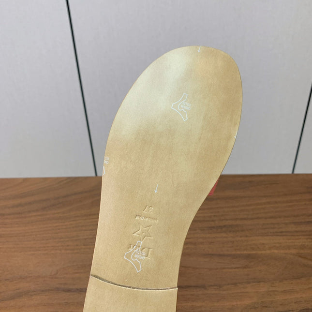 DIOR 25S DWAY SLIDE IN PINK CALFSKIN