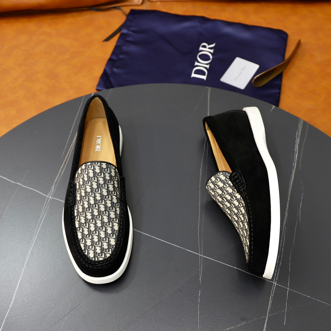 CD GRANVILLE BASIC LOAFER BLACK-WHITE JACQUARD