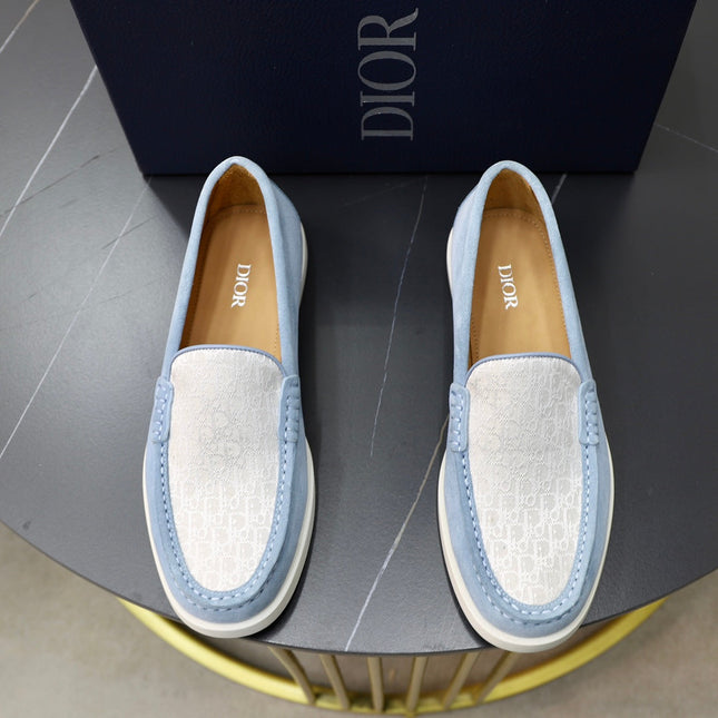 CD GRANVILLE BASIC LOAFER LIGHT BLUE-GRAY JACQUARD
