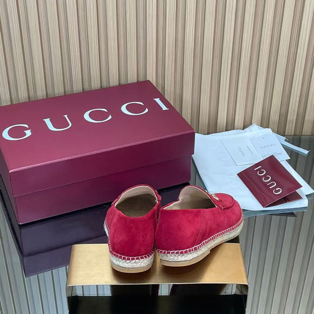 GUCCI 26S LOAFER IN DARK RED SUEDE