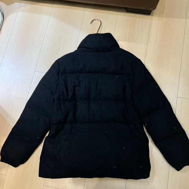 MONCLER 25S EMBELLISHED PUFFER JACKET 412