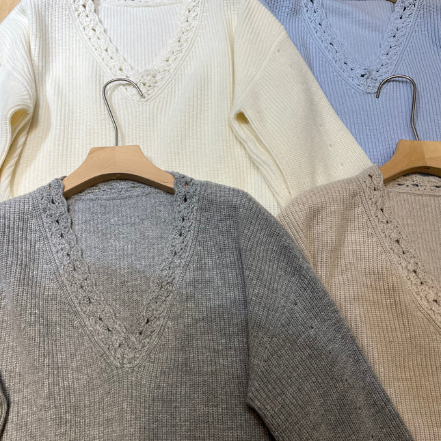 LP 26S V-NECK CASHMERE SWEATER 633