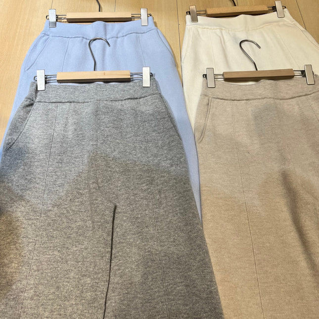 LP 26S EMBROIDERED CASHMERE PANTS 628