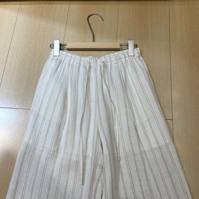 LORO PIANA 26S LINEN PANTS 834