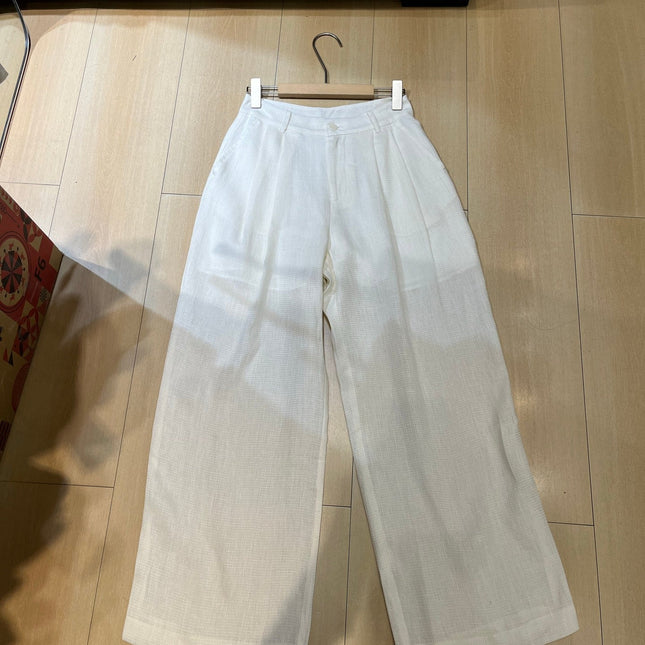 LORO PIANA 26S LINEN PANTS 831