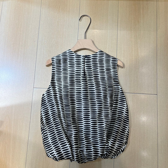MAXMARA 26S SLEEVELESS BUBBLE-HEM TOP 278