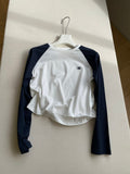CELINE 26S CROPPED LONG-SLEEVE T-SHIRT 438