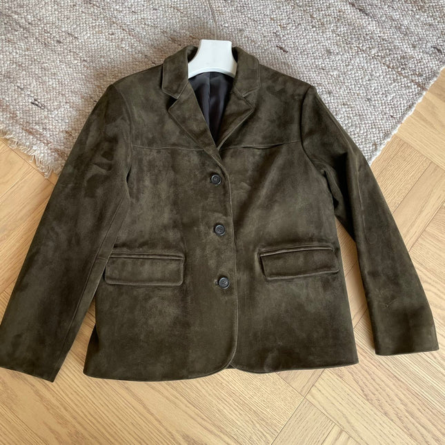 PRADA 25S SUEDE JACKET 401