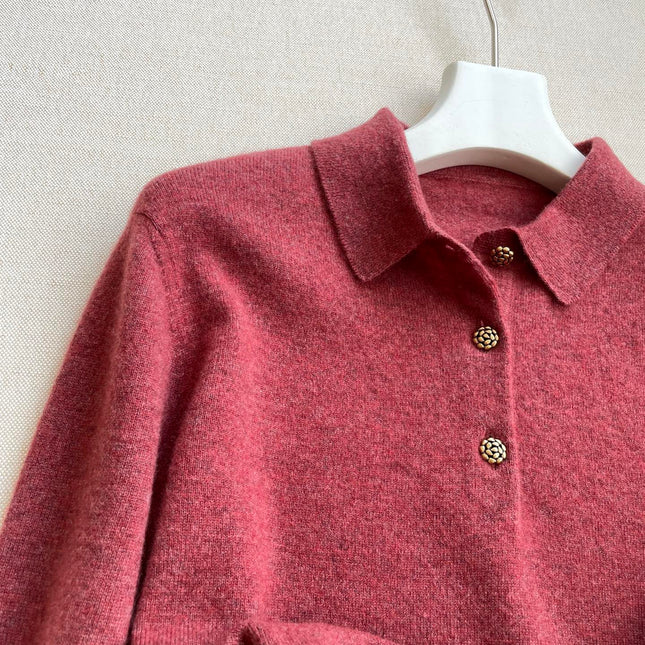 LP 26S LONG-SLEEVE POLO SWEATER 469