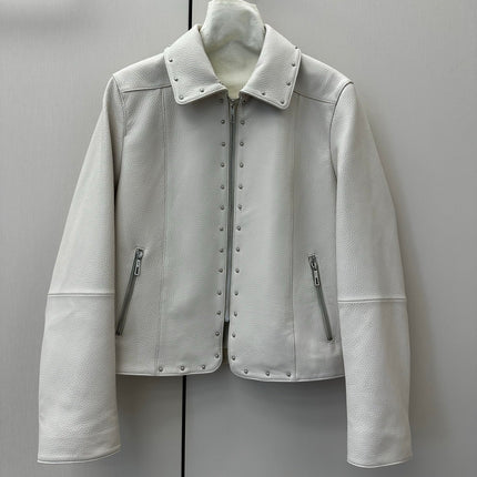 HERMES 26S LEATHER JACKET 649