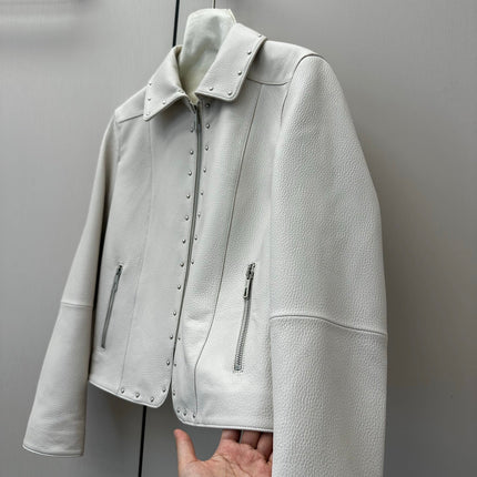 HERMES 26S LEATHER JACKET 649