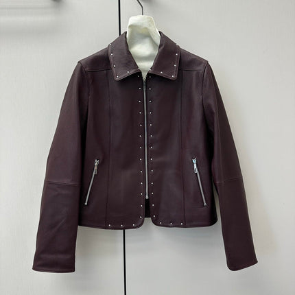 HERMES 26S LEATHER JACKET 648
