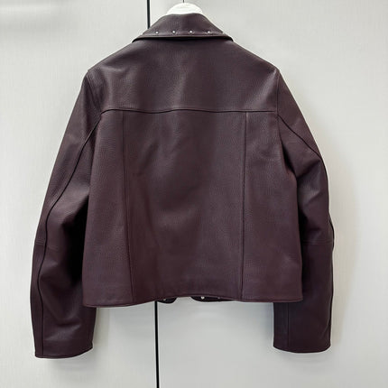 HERMES 26S LEATHER JACKET 648