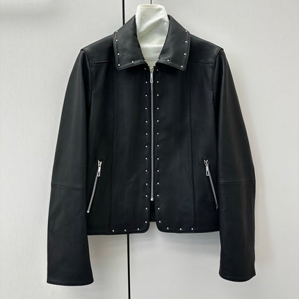 HERMES 26S LEATHER JACKET 647