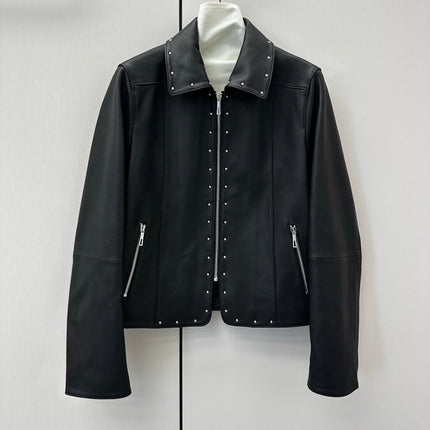 HERMES 26S LEATHER JACKET 647
