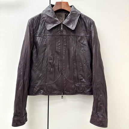 MIUMIU 26S LEATHER JACKET 1318