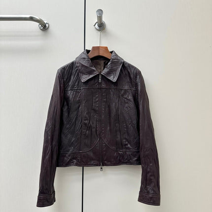 MIUMIU 26S LEATHER JACKET 1318
