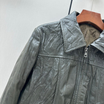 MIUMIU 26S LEATHER JACKET 1316