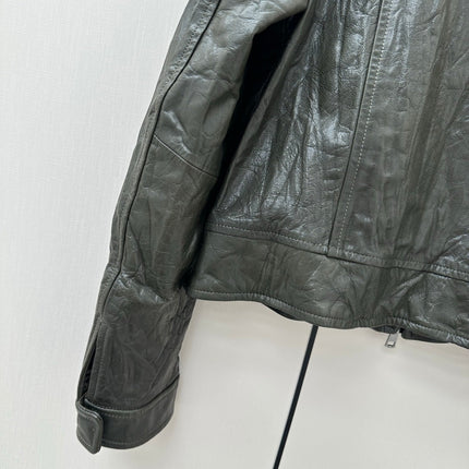 MIUMIU 26S LEATHER JACKET 1316