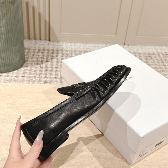 SL MOCCASINS LOAFER IN BLACK CALFSKIN