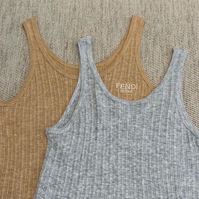 Fendi Tank Top Wool Fabric 232704