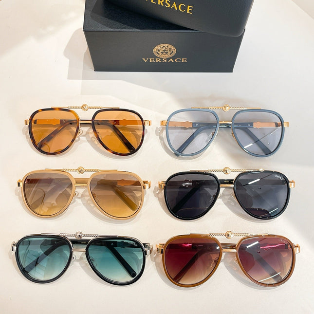 MEDUSA ROLLER PILOT FRAME SUNGLASSES VE6815 IN ACETATE