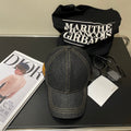 MIUMIU 26S DENIM BASEBALL CAP 340584