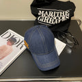 MIUMIU 26S DENIM BASEBALL CAP 340585