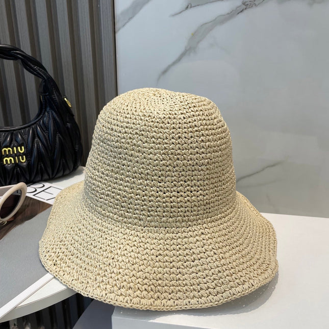 MIUMIU 26S WOVEN BUCKET HAT 339649