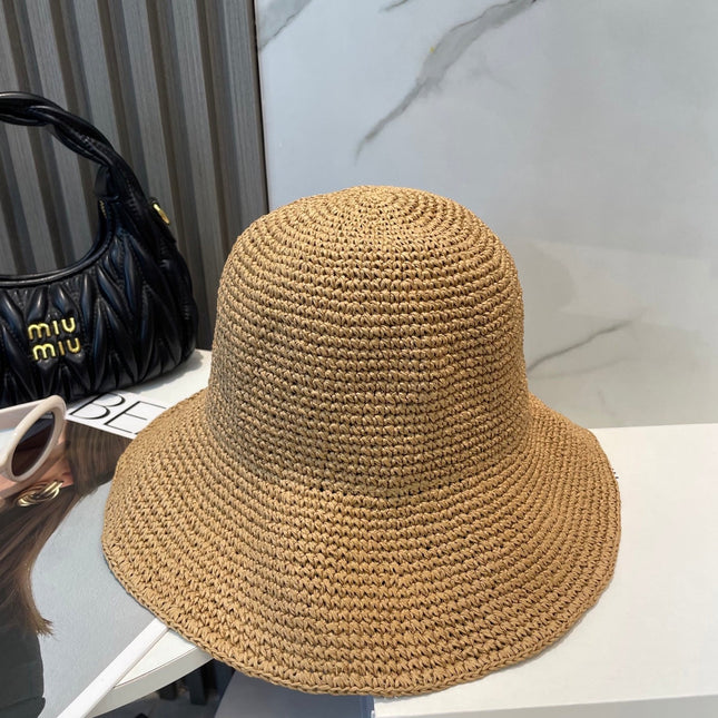 MIUMIU 26S WOVEN BUCKET HAT 339650