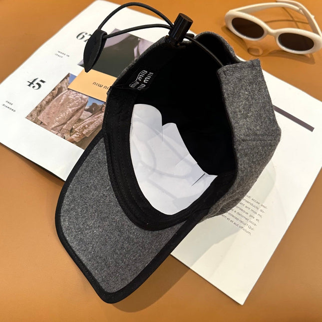 MIUMIU 26S BASEBALL CAP 340611