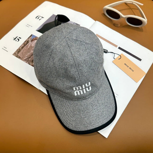 MIUMIU 26S BASEBALL CAP 340612